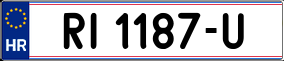Truck License Plate